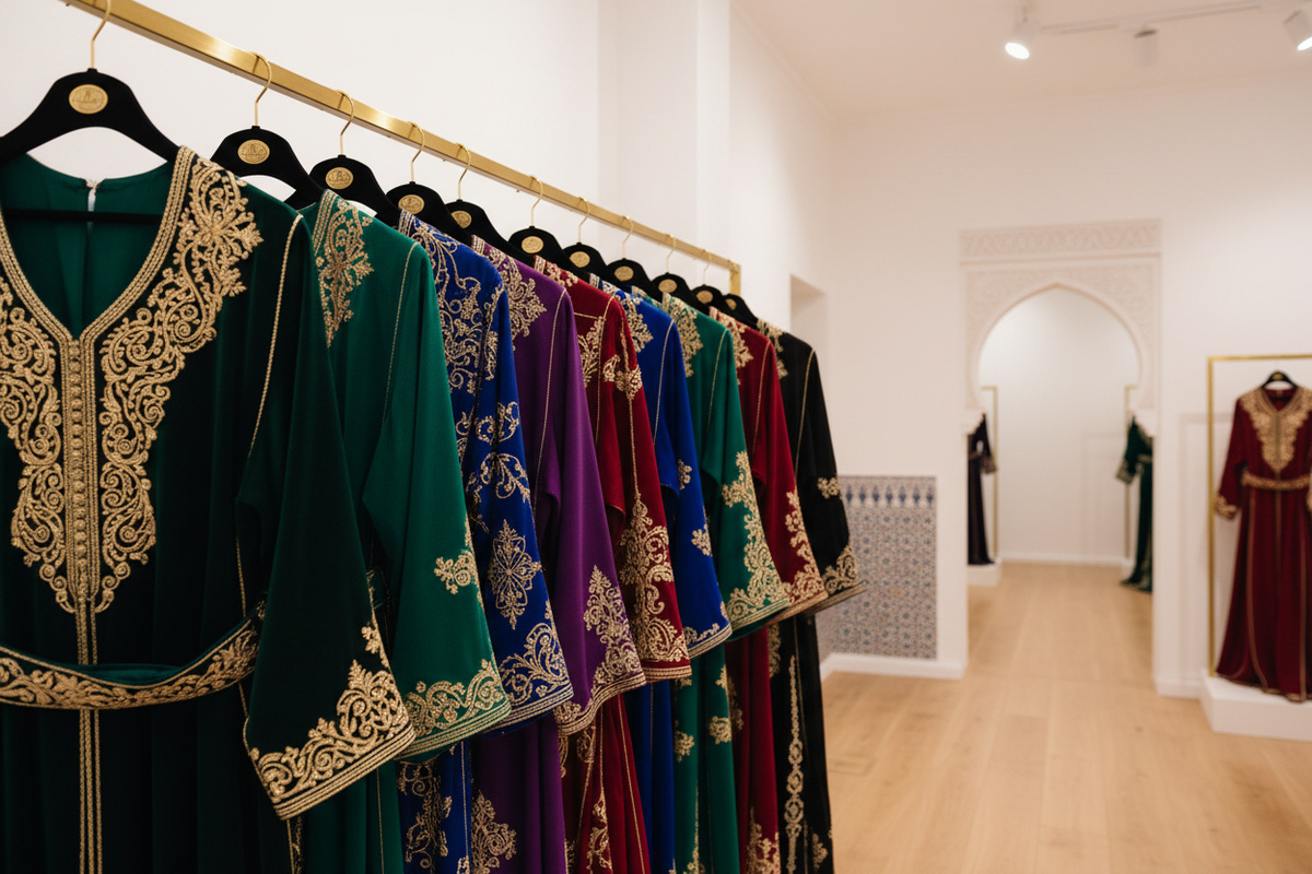 Cintres pour caftan et tenue traditionnelle marocaine : bien choisir son support