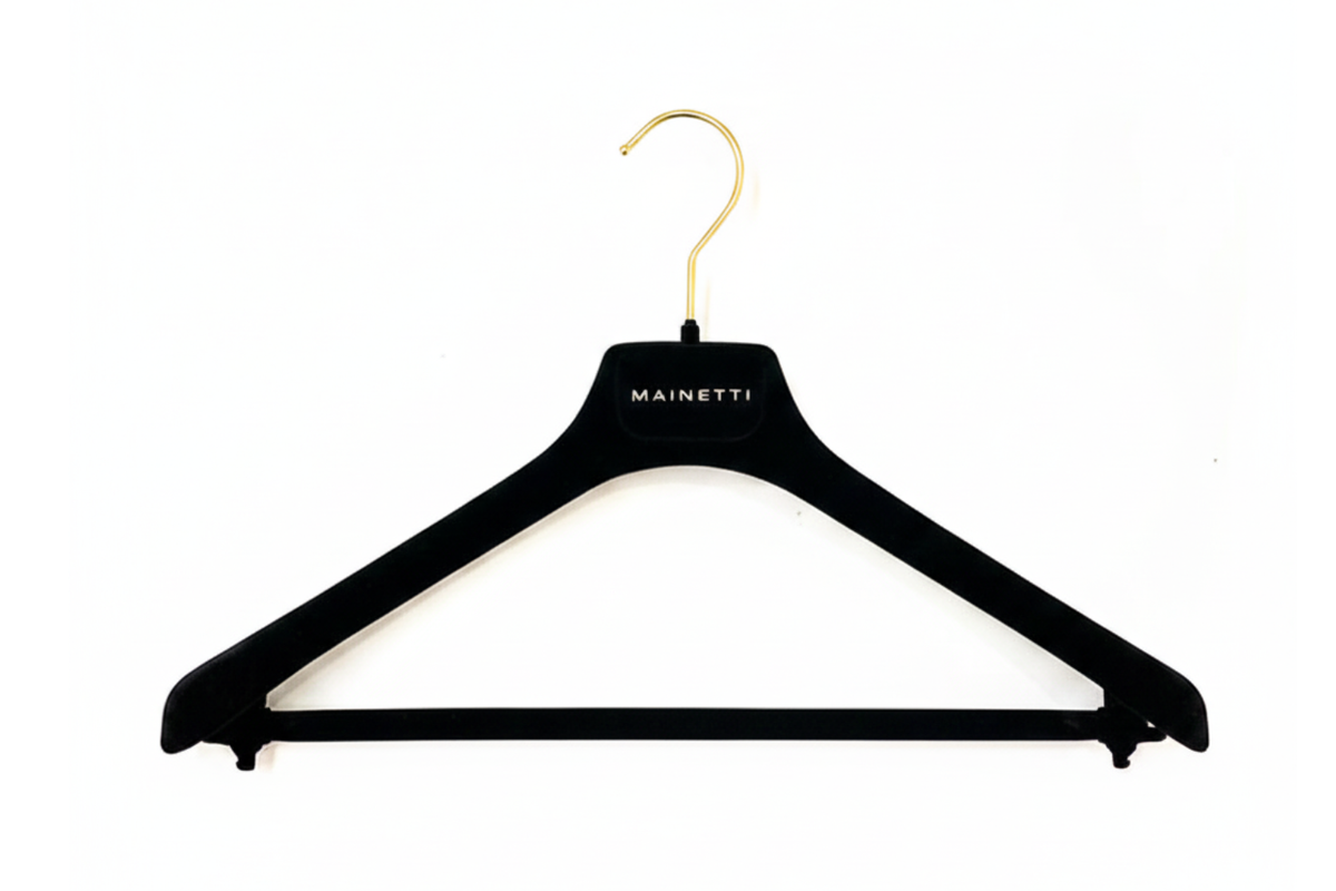 Cintre en velours avec barre (AT 40 velvet)
