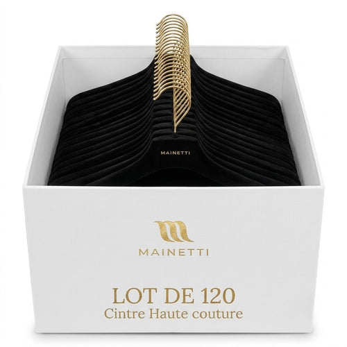 Cintre en velours avec barre (AT 40 velvet)
