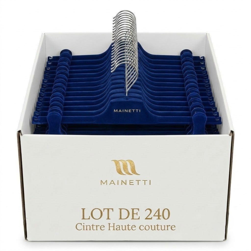 Cintre à pince velours pour pantalons et jupes (CPIP 36)