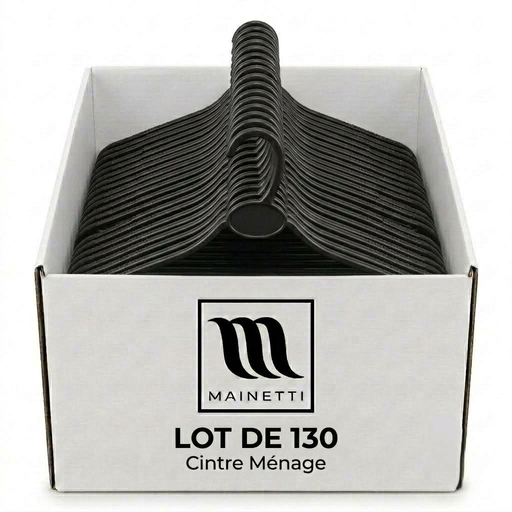 Cintre Ménages Slim Robuste Multi-usages